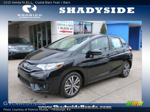 2015 Honda Fit EX-L in Crystal Black Pearl