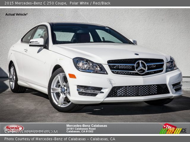 2015 Mercedes-Benz C 250 Coupe in Polar White