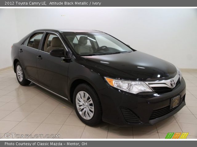 2012 Toyota Camry LE in Attitude Black Metallic