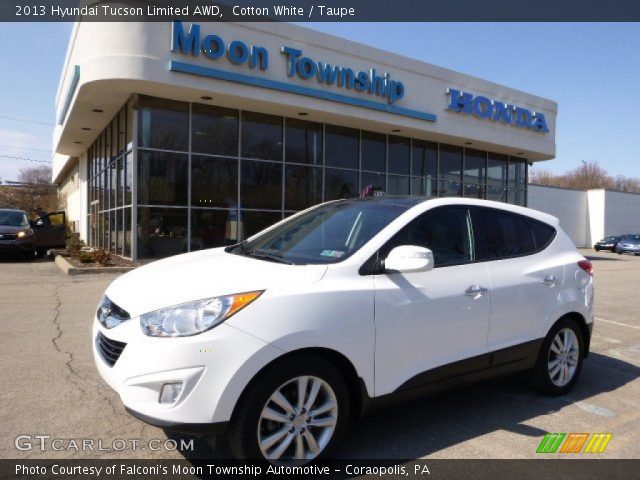 2013 Hyundai Tucson Limited AWD in Cotton White