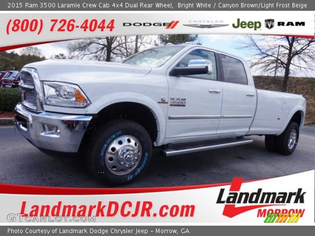 2015 Ram 3500 Laramie Crew Cab 4x4 Dual Rear Wheel in Bright White