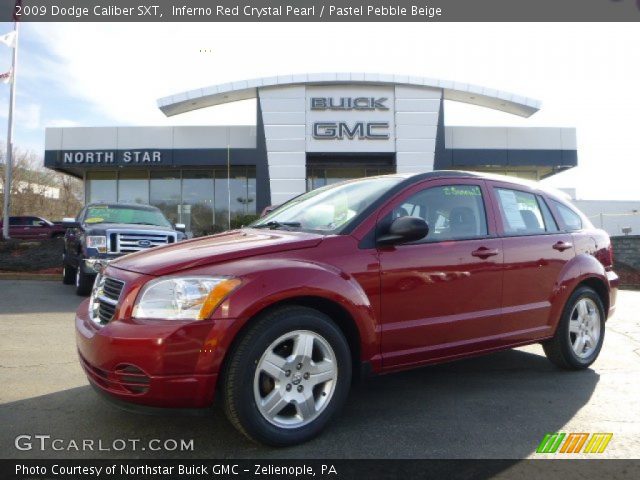 2009 Dodge Caliber SXT in Inferno Red Crystal Pearl