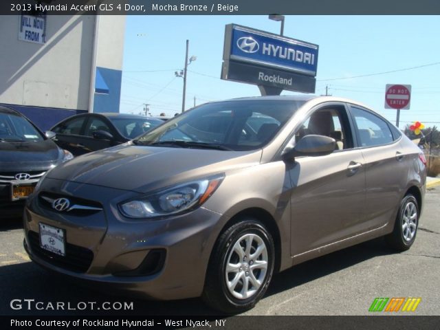 2013 Hyundai Accent GLS 4 Door in Mocha Bronze