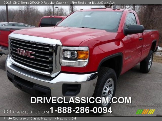 2015 GMC Sierra 2500HD Regular Cab 4x4 in Fire Red