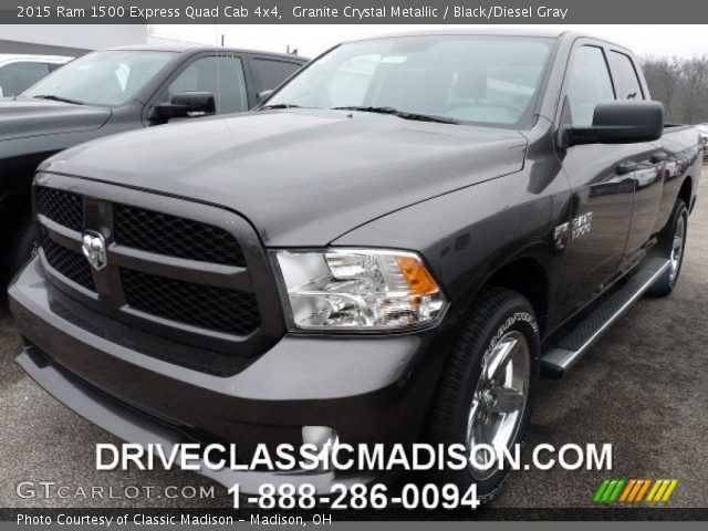 2015 Ram 1500 Express Quad Cab 4x4 in Granite Crystal Metallic