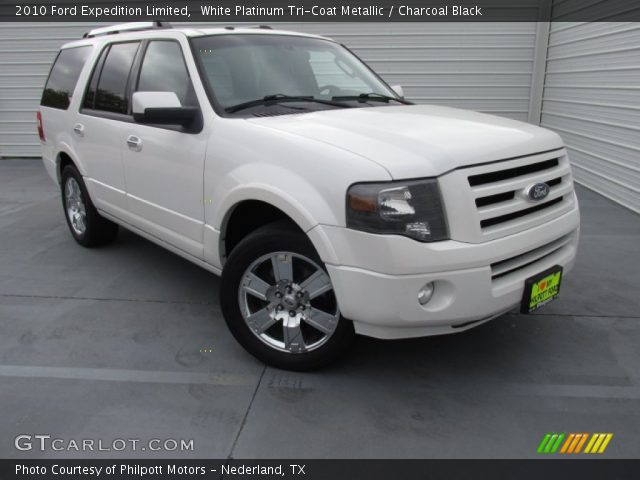 2010 Ford Expedition Limited in White Platinum Tri-Coat Metallic