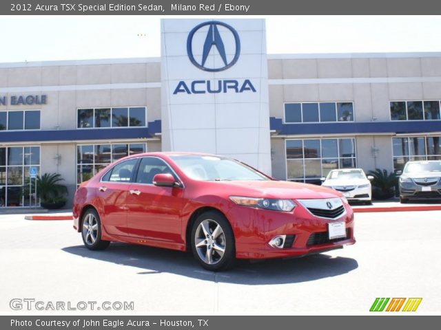 2012 Acura TSX Special Edition Sedan in Milano Red
