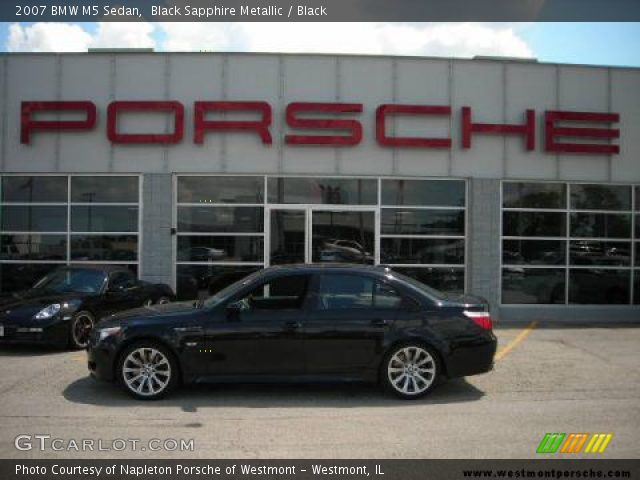 2007 BMW M5 Sedan in Black Sapphire Metallic