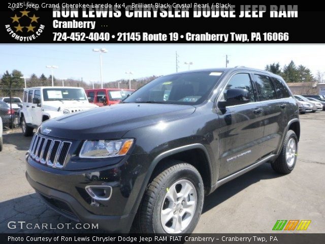 2015 Jeep Grand Cherokee Laredo 4x4 in Brilliant Black Crystal Pearl