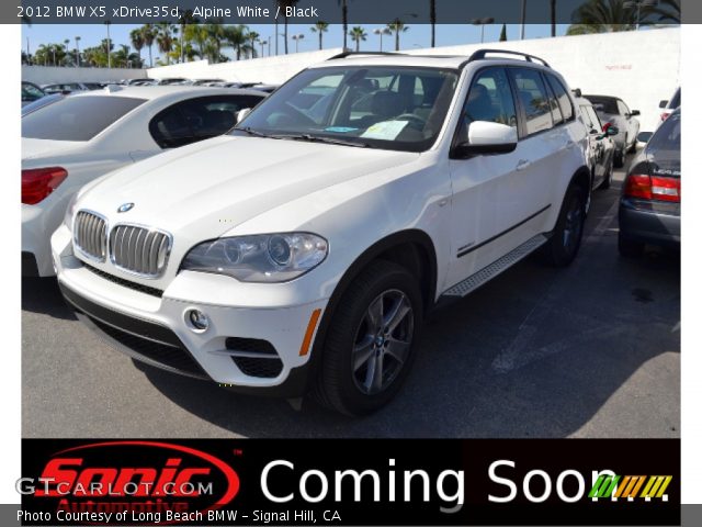 2012 BMW X5 xDrive35d in Alpine White