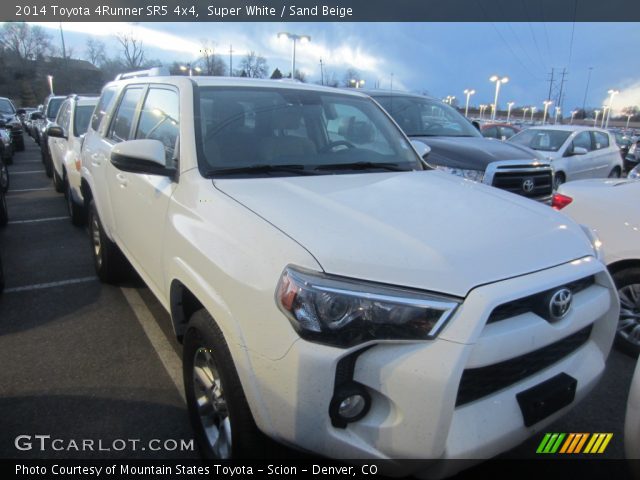 2014 Toyota 4Runner SR5 4x4 in Super White