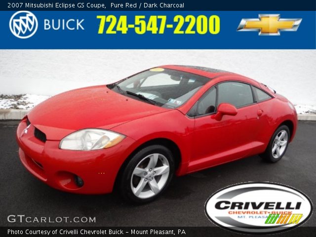 2007 Mitsubishi Eclipse GS Coupe in Pure Red