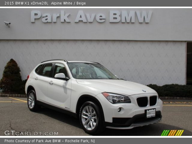 2015 BMW X1 xDrive28i in Alpine White