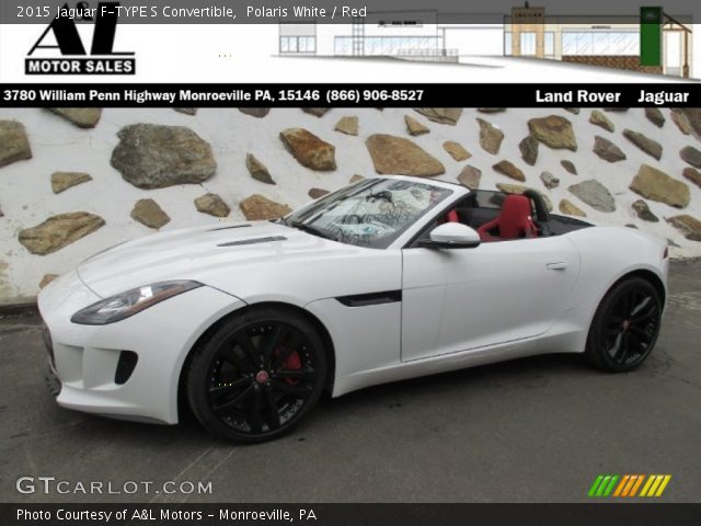 2015 Jaguar F-TYPE S Convertible in Polaris White