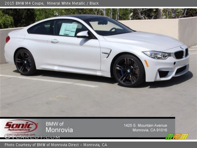 2015 BMW M4 Coupe in Mineral White Metallic