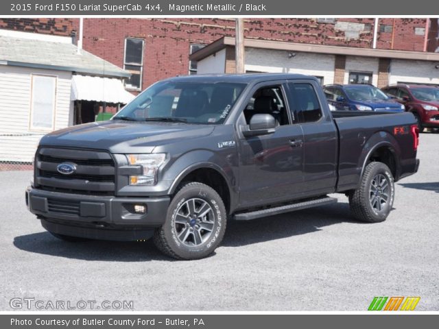 2015 Ford F150 Lariat SuperCab 4x4 in Magnetic Metallic