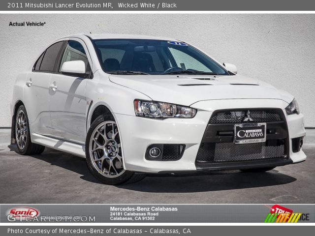 2011 Mitsubishi Lancer Evolution MR in Wicked White