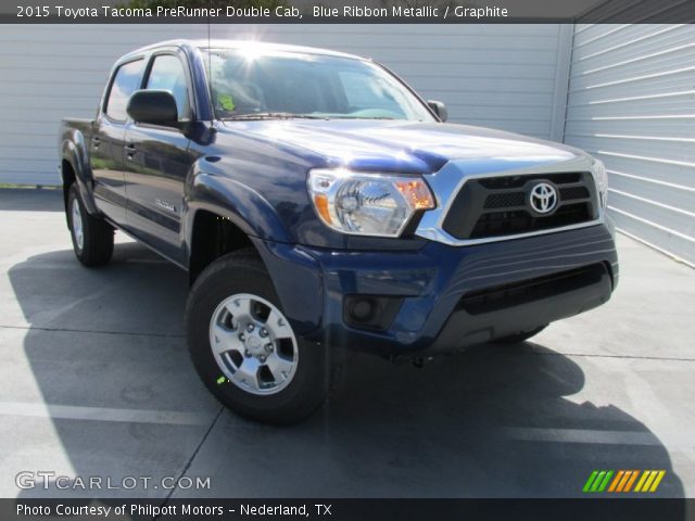 2015 Toyota Tacoma PreRunner Double Cab in Blue Ribbon Metallic