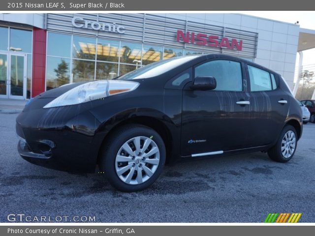 2015 Nissan LEAF S in Super Black