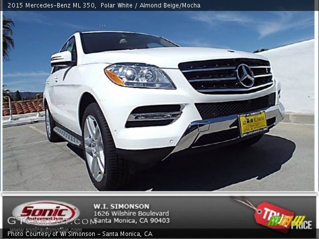 2015 Mercedes-Benz ML 350 in Polar White