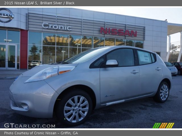 2015 Nissan LEAF S in Brilliant Silver