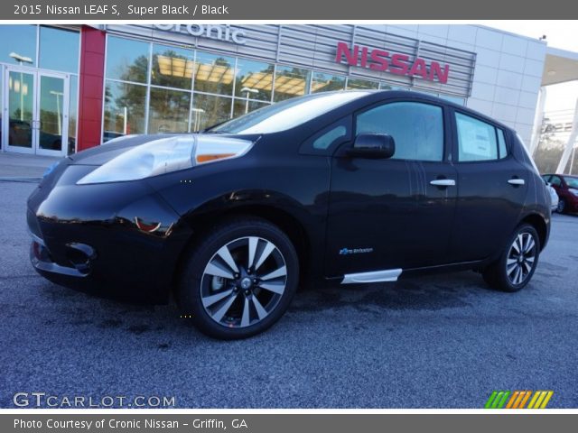 2015 Nissan LEAF S in Super Black