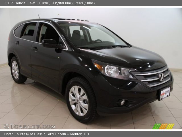 2012 Honda CR-V EX 4WD in Crystal Black Pearl