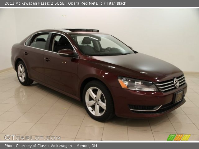 2012 Volkswagen Passat 2.5L SE in Opera Red Metallic