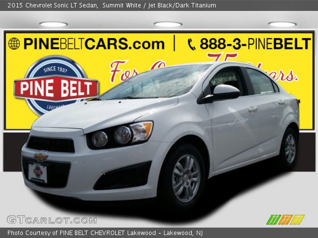 2015 Chevrolet Sonic LT Sedan in Summit White