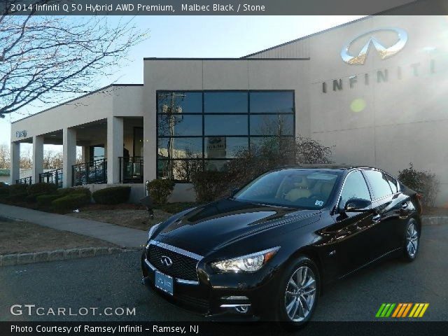 2014 Infiniti Q 50 Hybrid AWD Premium in Malbec Black