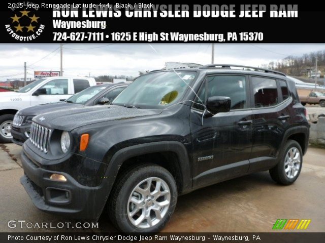 2015 Jeep Renegade Latitude 4x4 in Black