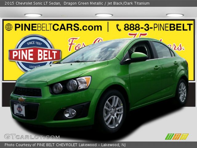 2015 Chevrolet Sonic LT Sedan in Dragon Green Metallic