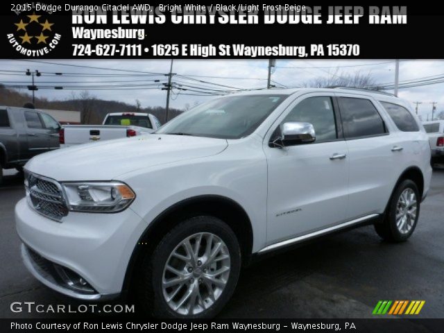 2015 Dodge Durango Citadel AWD in Bright White