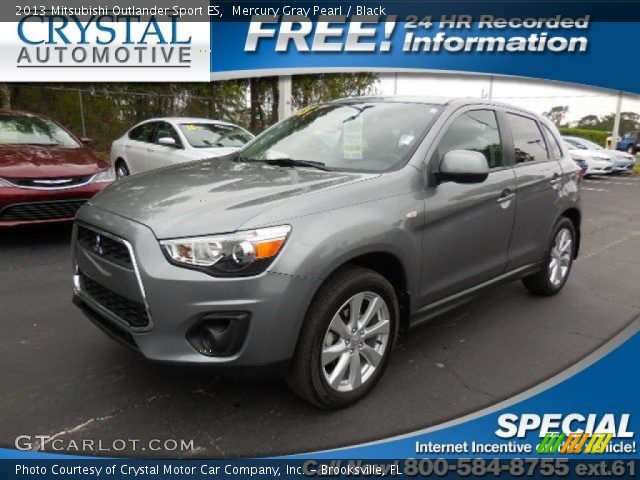 2013 Mitsubishi Outlander Sport ES in Mercury Gray Pearl