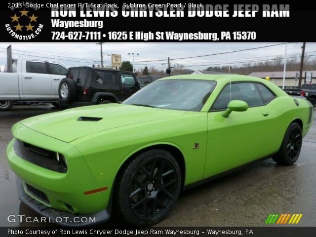 2015 Dodge Challenger R/T Scat Pack in Sublime Green Pearl