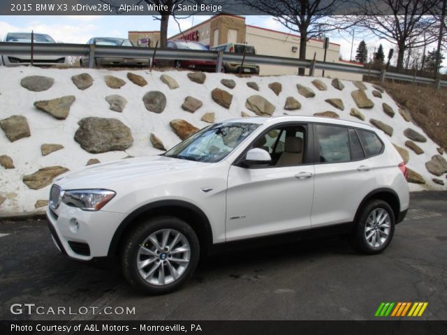 2015 BMW X3 xDrive28i in Alpine White