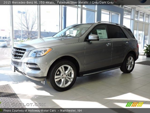 2015 Mercedes-Benz ML 350 4Matic in Paladium Silver Metallic