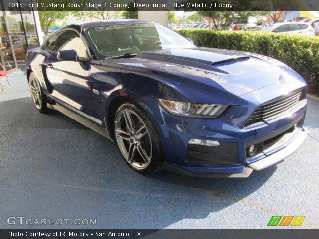 2015 Ford Mustang Roush Stage 2 Coupe in Deep Impact Blue Metallic
