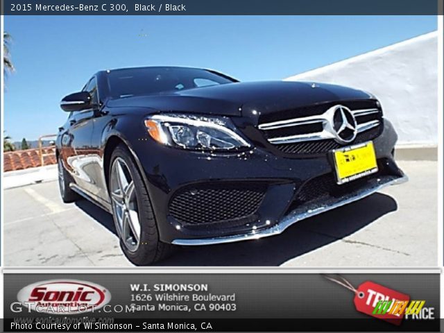 2015 Mercedes-Benz C 300 in Black