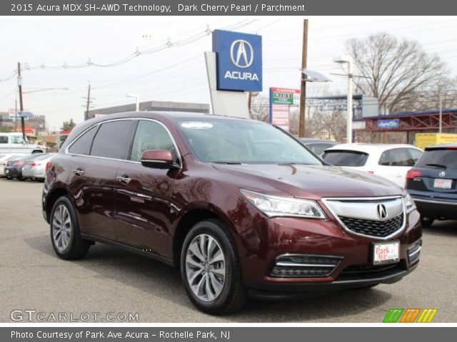 2015 Acura MDX SH-AWD Technology in Dark Cherry Pearl