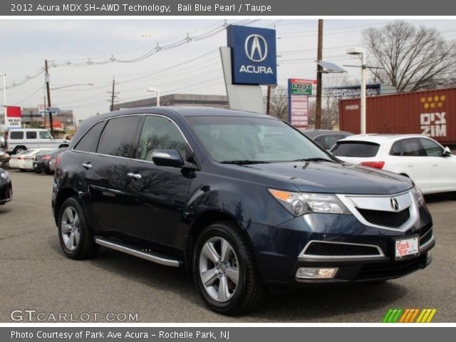 2012 Acura MDX SH-AWD Technology in Bali Blue Pearl