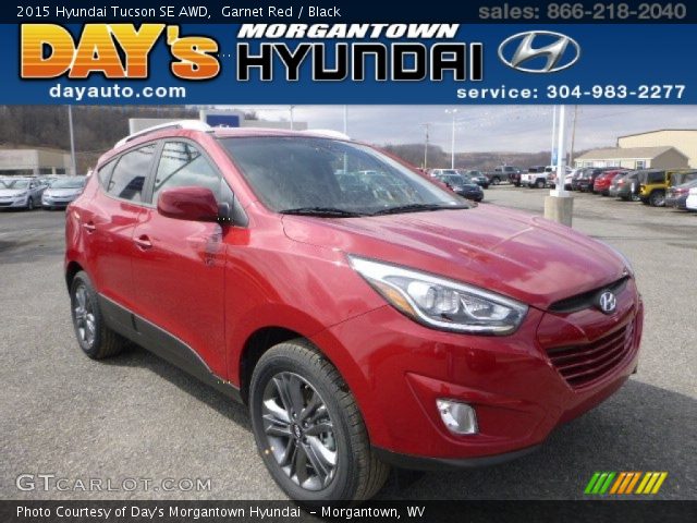 2015 Hyundai Tucson SE AWD in Garnet Red