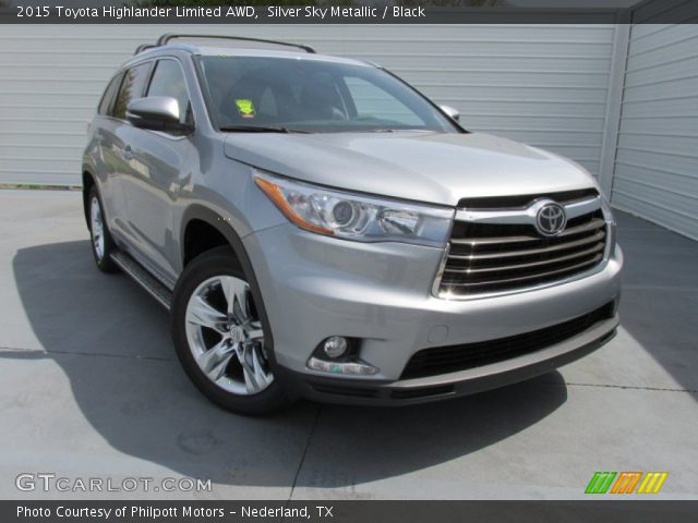 2015 Toyota Highlander Limited AWD in Silver Sky Metallic