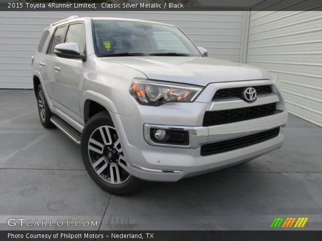 2015 Toyota 4Runner Limited in Classic Silver Metallic