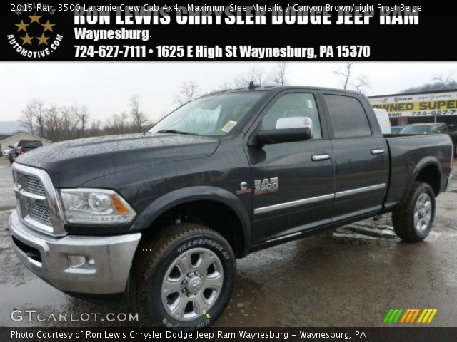 2015 Ram 3500 Laramie Crew Cab 4x4 in Maximum Steel Metallic