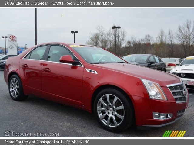 2009 Cadillac CTS Sedan in Crystal Red