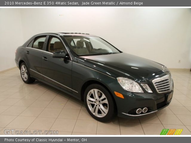 2010 Mercedes-Benz E 350 4Matic Sedan in Jade Green Metallic