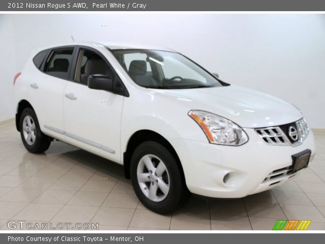 2012 Nissan Rogue S AWD in Pearl White