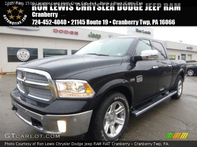 2015 Ram 1500 Laramie Long Horn Crew Cab 4x4 in Black