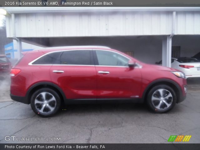 2016 Kia Sorento EX V6 AWD in Remington Red
